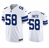 Men & Women & Youth Dallas Cowboys #58 Mazi Smith White 2023 F.U.S.E. Vapor Limited Stitched Football Jersey,baseball caps,new era cap wholesale,wholesale hats